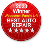 Woodstock Family Life 2023 Winner of Best Auto Repair